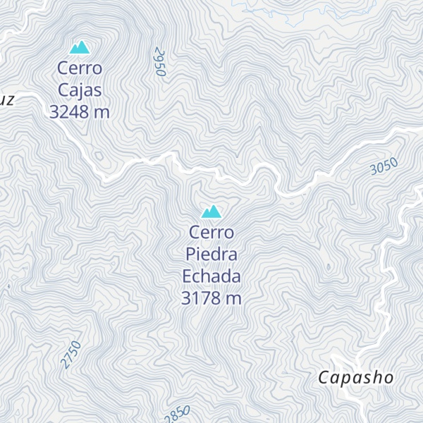 Map of Cerro Piedra Echada