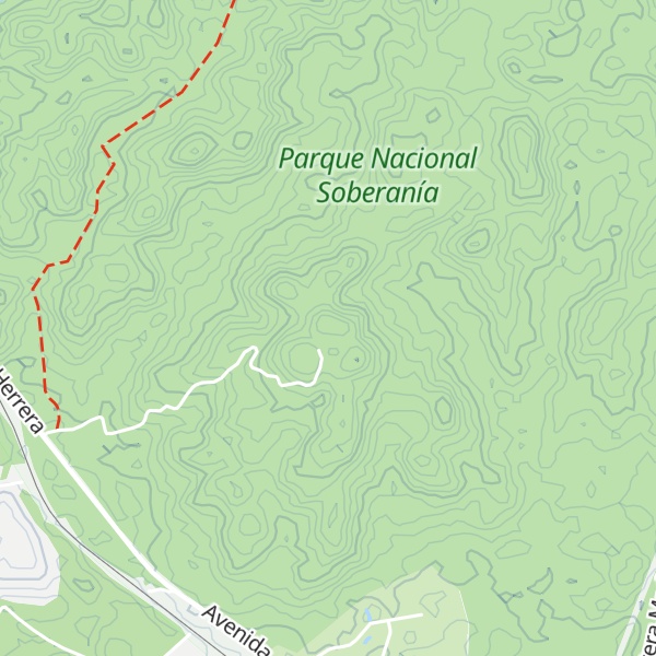 Map of Cerro Semaphor