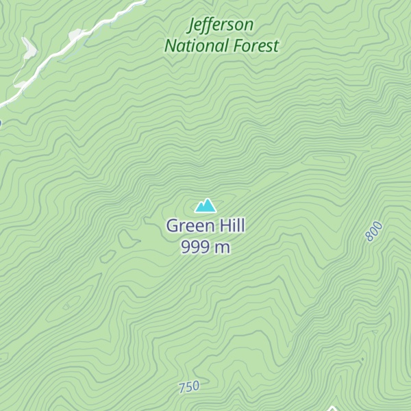 Map of Green Hill