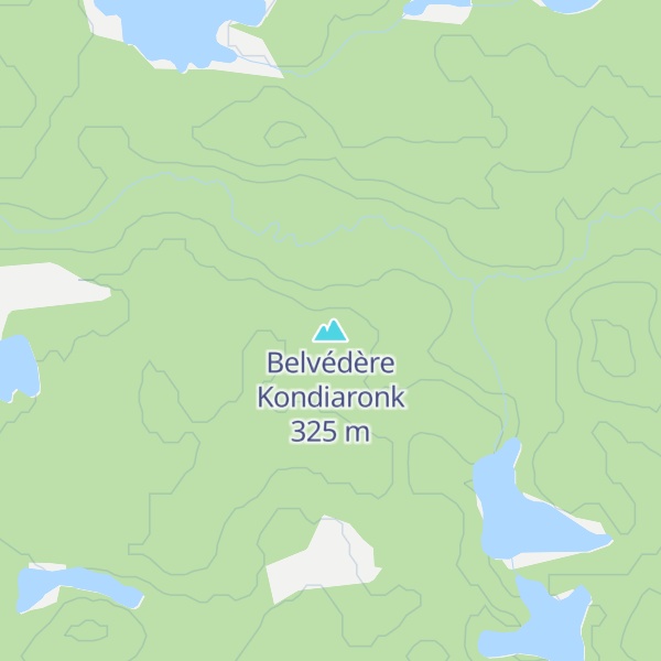 Map of Belvédère Kondiaronk