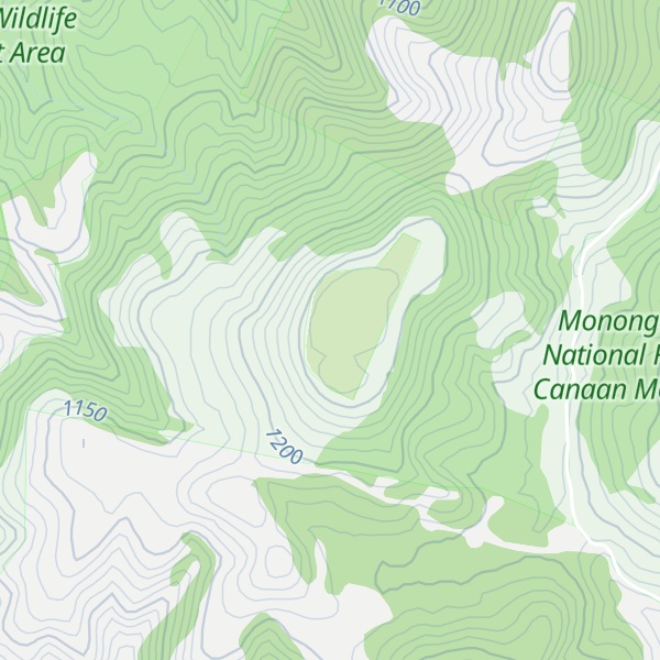 Map of Harper Knob
