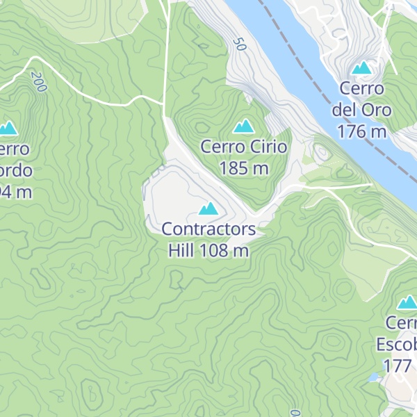 Map of Contractors Hill