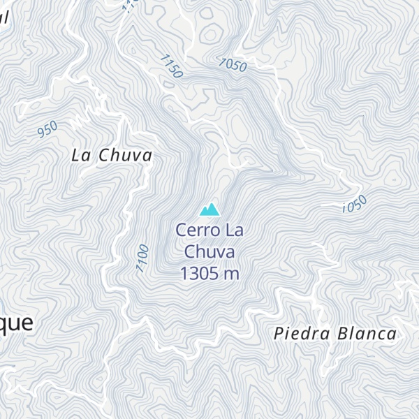 Map of Cerro La Chuva