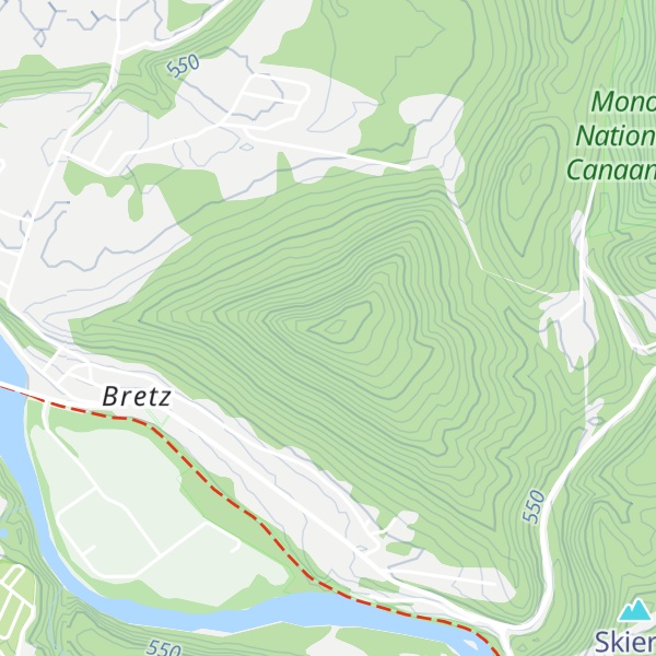Map of Turkey Knob