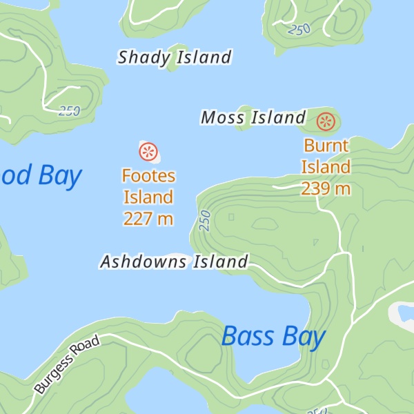 Map of Wildcat Point
