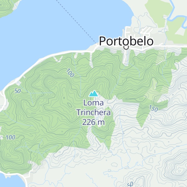 Map of Loma Trinchera