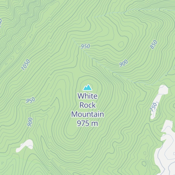 Map of White Rock Mountain