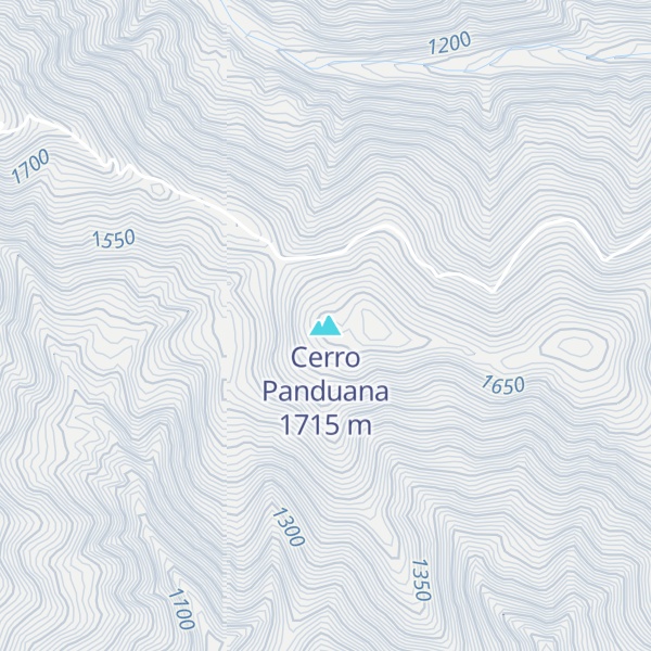 Map of Cerro Panduana