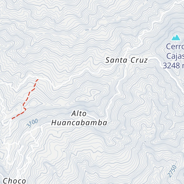 Map of Cerro Huar Huar