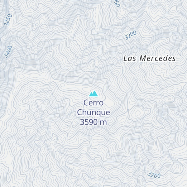 Map of Cerro Chunque