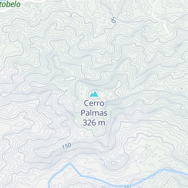 Map of Cerro Palmas