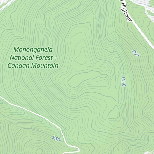 Map of Big Knob