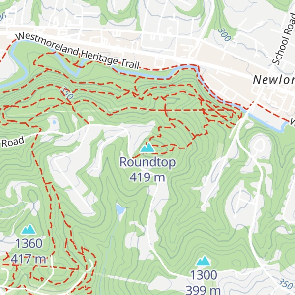 Map of Roundtop
