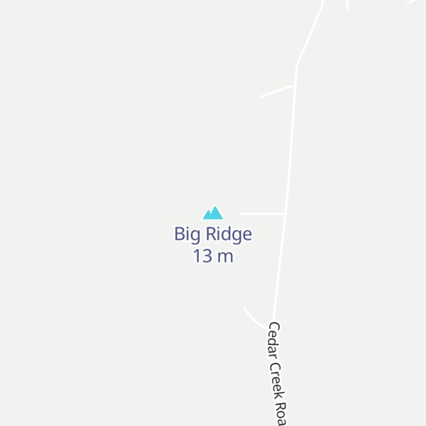 Map of Big Ridge