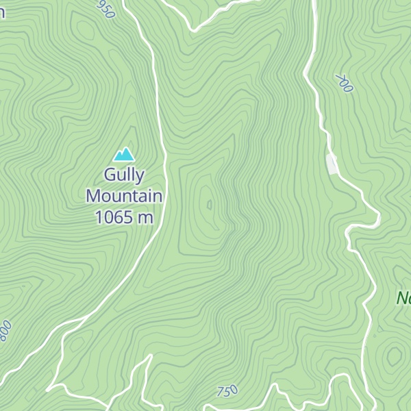 Map of Orebank Mountain