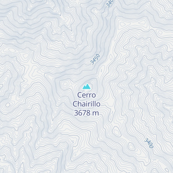 Map of Cerro Chairillo