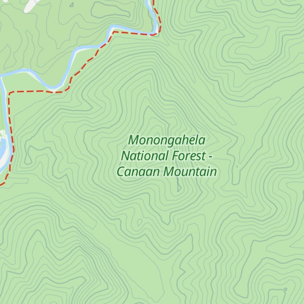 Map of Zinn Ridge