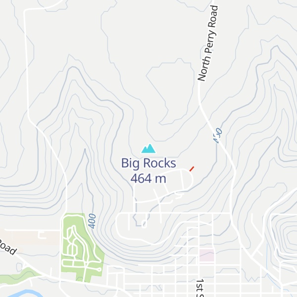 Map of Big Rocks