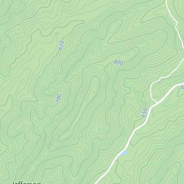 Map of Biggs Mountain