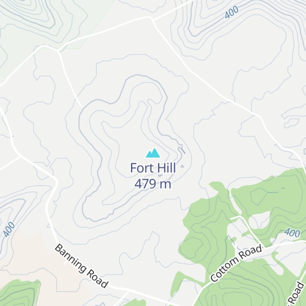 Map of Fort Hill