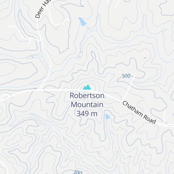 Map of Robertson Mountain