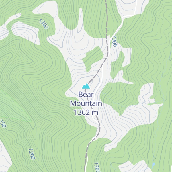 Map of Bear Mountain