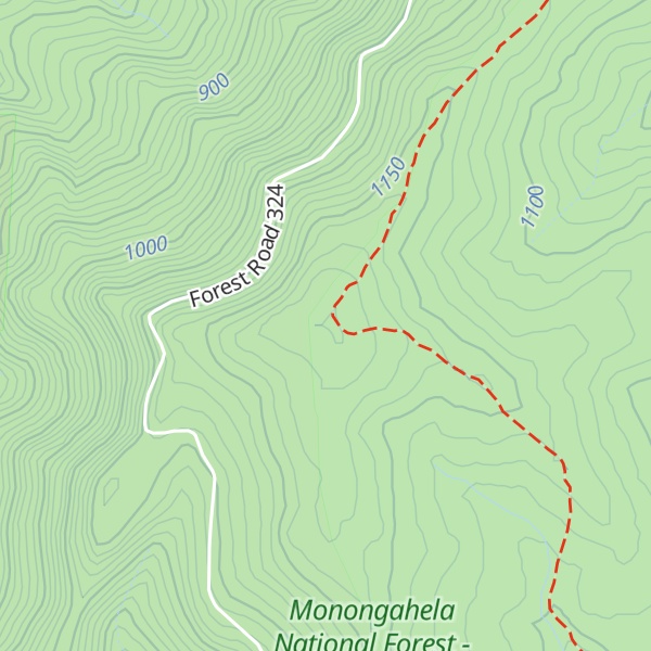 Map of McGowan Mountain
