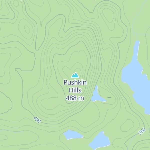 Map of Pushkin Hills