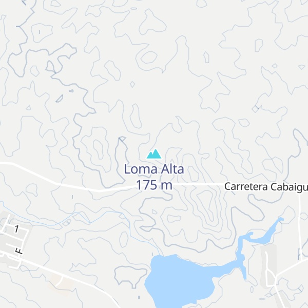 Map of Loma Alta