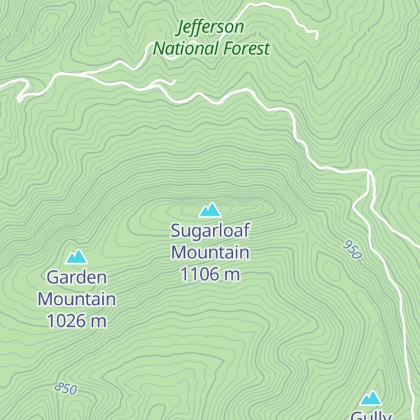 Map of Sugarloaf Mountain