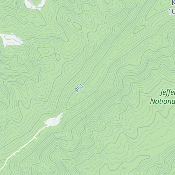 Map of Sandbank Mountain