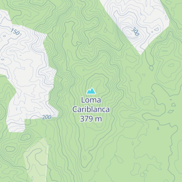 Map of Loma Cariblanca