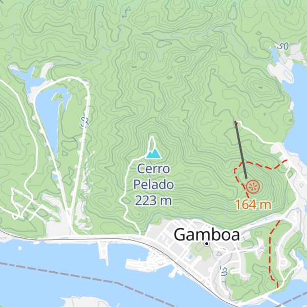 Map of Cerro Pelado
