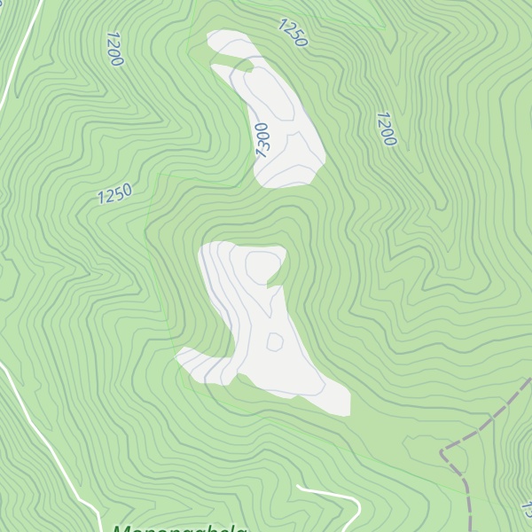 Map of Watering Pond Knob