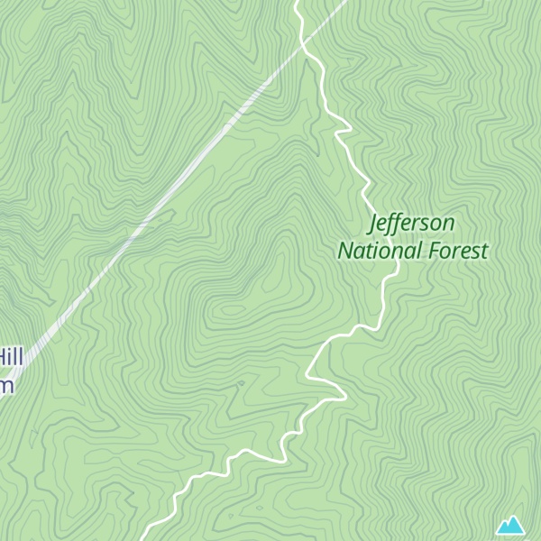 Map of Round Mountain
