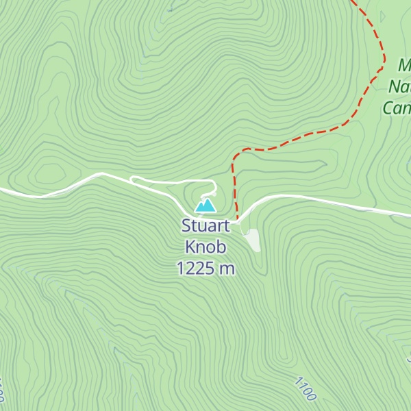 Map of Stuart Knob