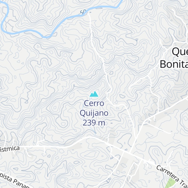 Map of Cerro Quijano