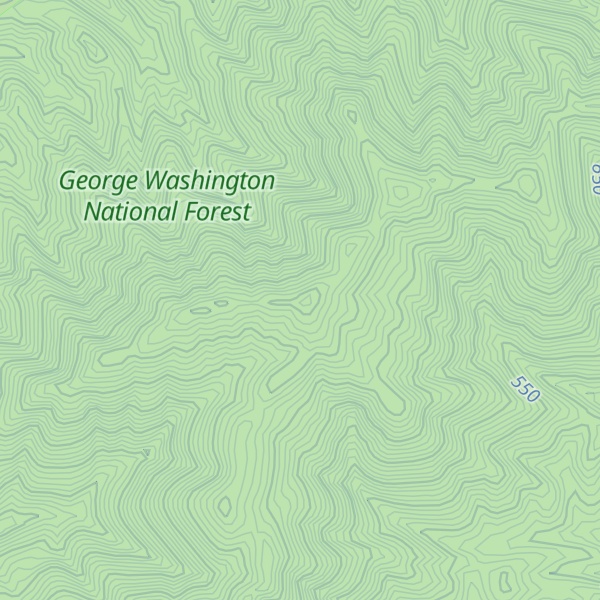 Map of Rough Mountain