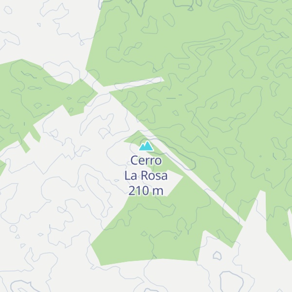 Map of Cerro La Rosa