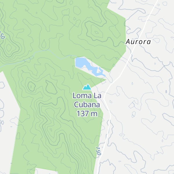 Map of Loma La Cubana