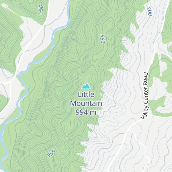 Map of Little Mountain