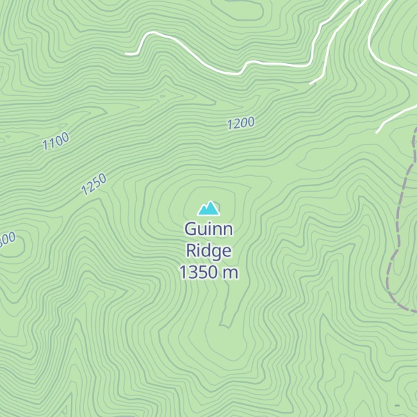 Map of Guinn Ridge