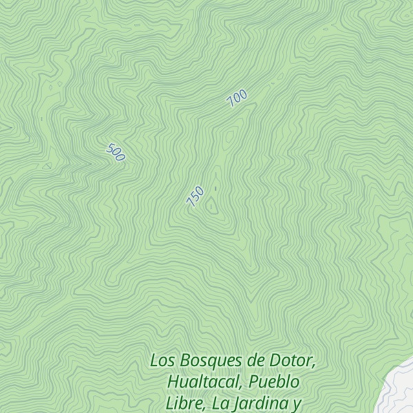 Map of Cerro Sotera