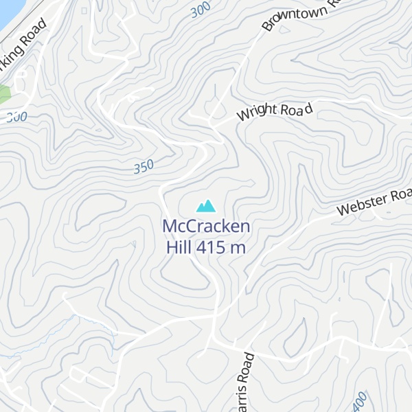 Map of McCracken Hill