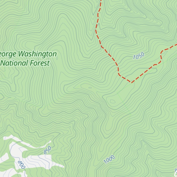 Map of White Rocks