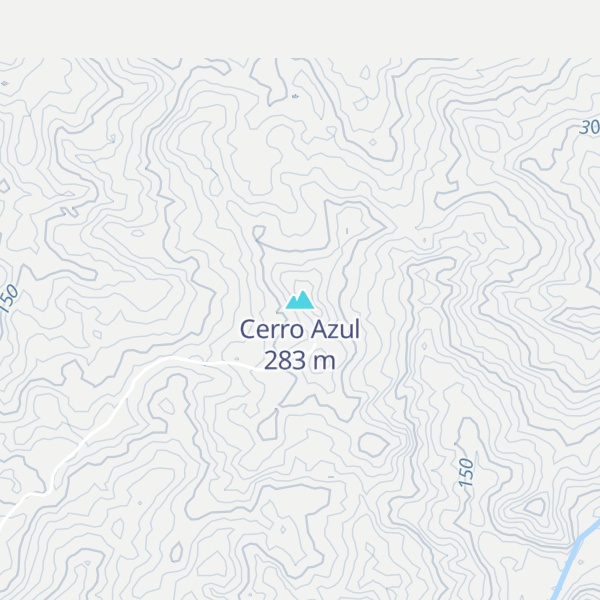 Map of Cerro Azul