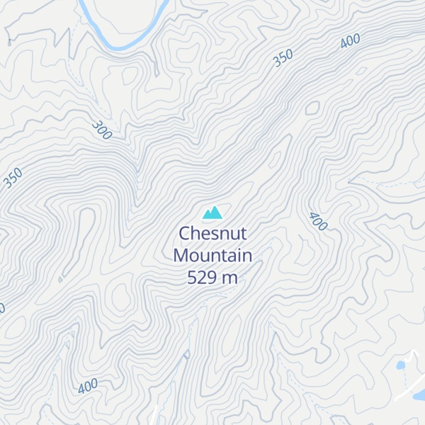 Map of Chesnut Mountain
