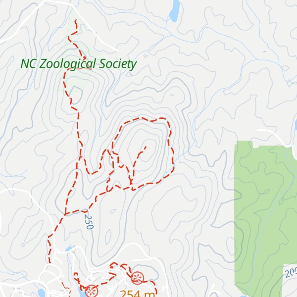 Map of Purgatory Mountain