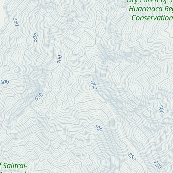 Map of Cerro Garabo