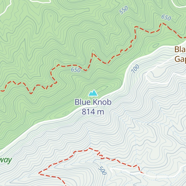 Map of Blue Knob